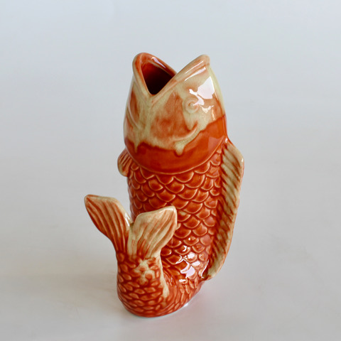Orange Ceramic Fish